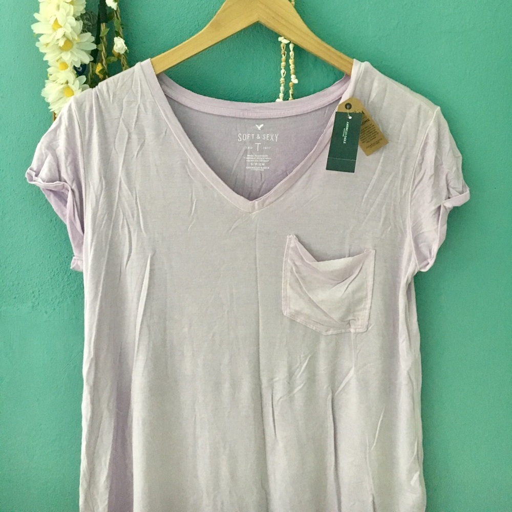 Lilac long tee